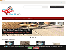 Tablet Screenshot of deckinglondon.com